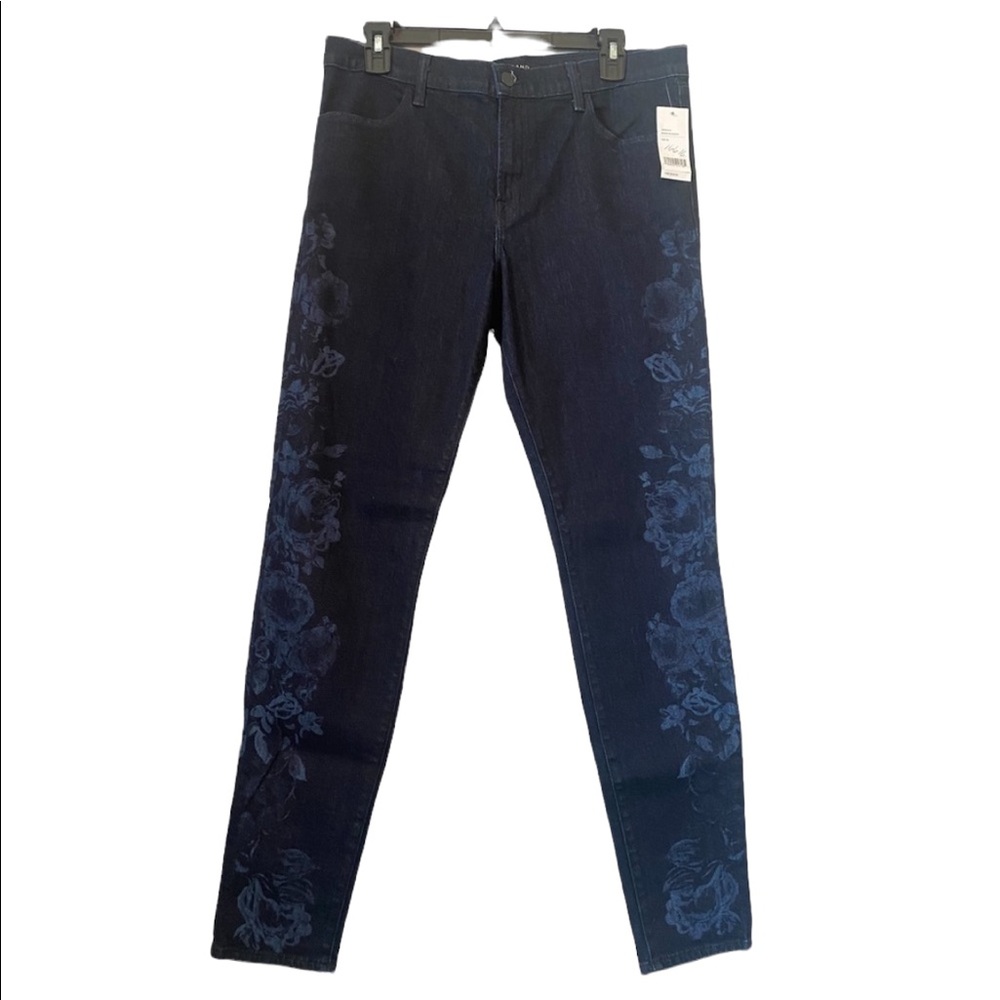 J Brand Super Skinny Mid-Rise Jeans